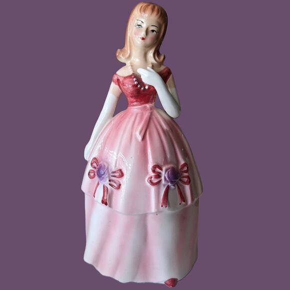 Vintage 1960s Inarco Japan Prom Date Porcelain Planter - Picture 1 of 6